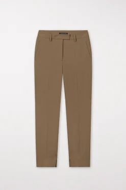 Discount LUISA CERANO Tapered-Pants Aus Leinen-Mix