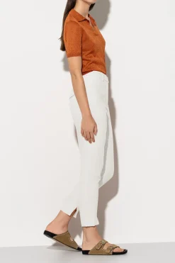 Discount LUISA CERANO Tapered-Pants Aus Leinen-Mix