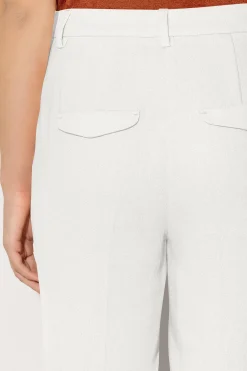 Discount LUISA CERANO Tapered-Pants Aus Leinen-Mix