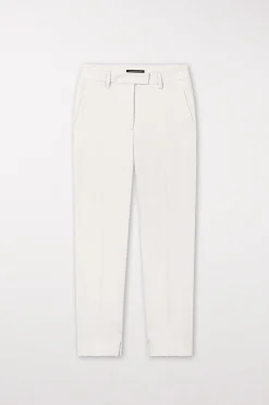 Discount LUISA CERANO Tapered-Pants Aus Leinen-Mix