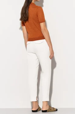 Discount LUISA CERANO Tapered-Pants Aus Leinen-Mix