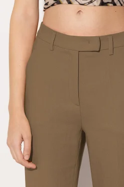 Discount LUISA CERANO Tapered-Pants Aus Leinen-Mix