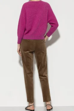 Best LUISA CERANO Tapered-Velvet-Pants