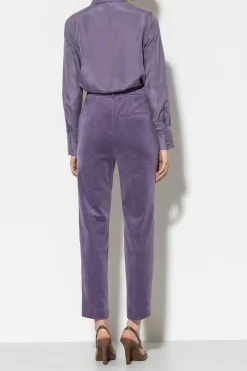 Best LUISA CERANO Tapered-Velvet-Pants