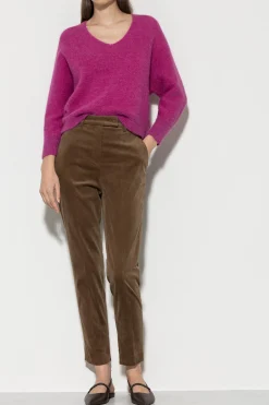 Best LUISA CERANO Tapered-Velvet-Pants