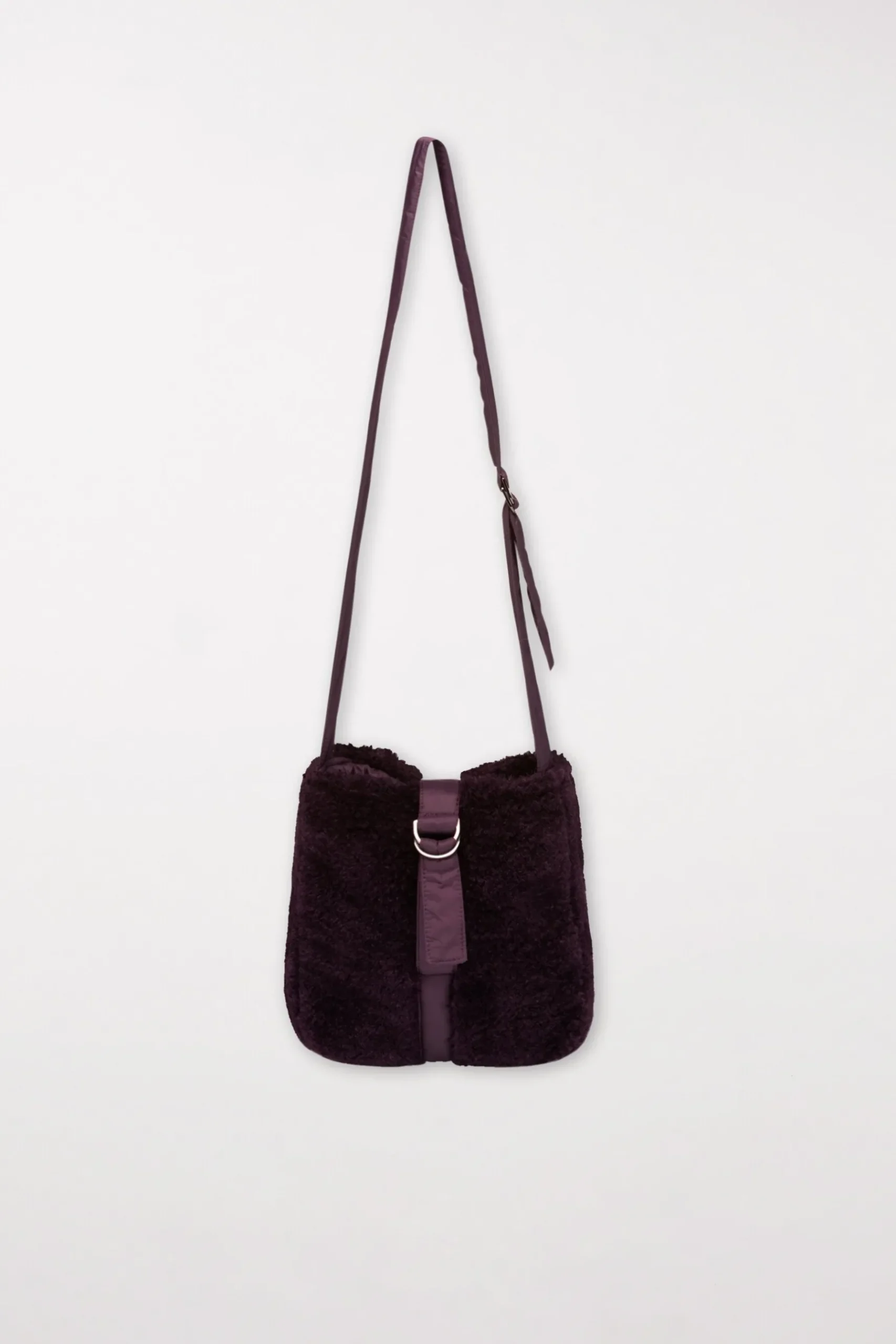 New LUISA CERANO Tasche In Felloptik burgundy