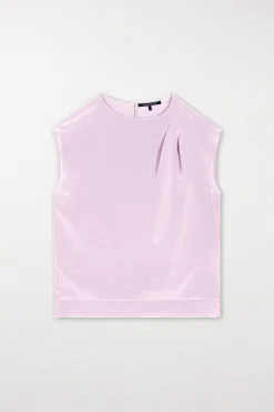 Clearance LUISA CERANO Top Aus Techno-Seide