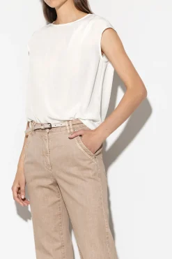 Clearance LUISA CERANO Top Aus Techno-Seide