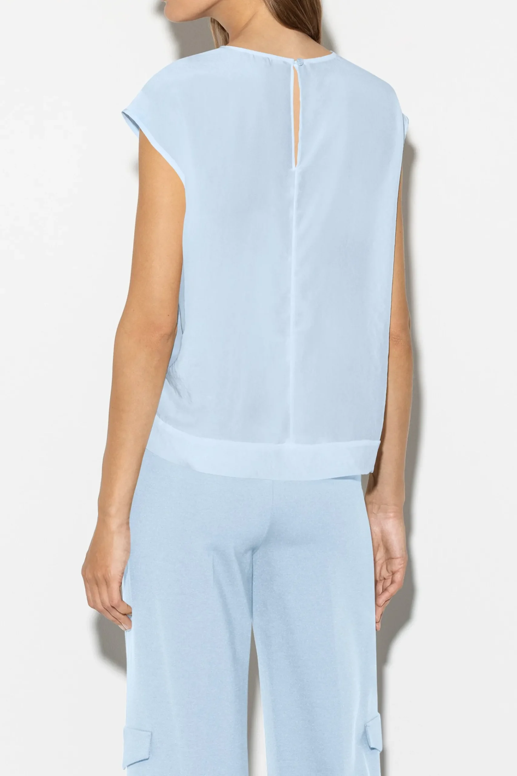 Clearance LUISA CERANO Top Aus Techno-Seide