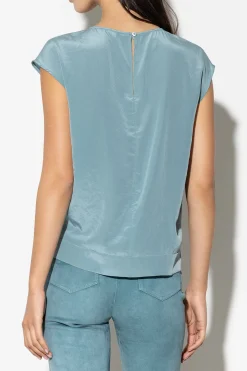 Clearance LUISA CERANO Top Aus Techno-Seide