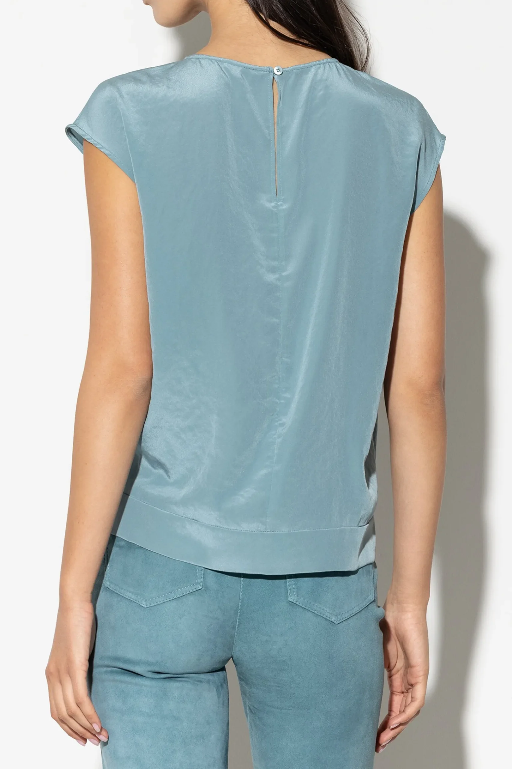 Clearance LUISA CERANO Top Aus Techno-Seide
