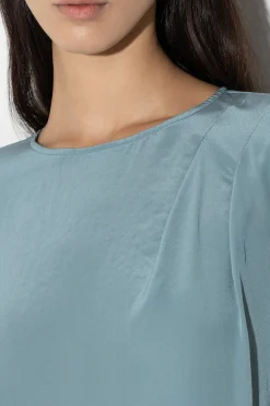 Clearance LUISA CERANO Top Aus Techno-Seide