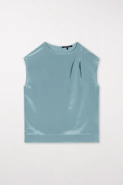 Clearance LUISA CERANO Top Aus Techno-Seide