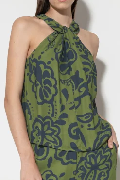 Discount LUISA CERANO Top Mit Flower-Print multi