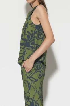 Discount LUISA CERANO Top Mit Flower-Print multi