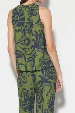 Discount LUISA CERANO Top Mit Flower-Print multi