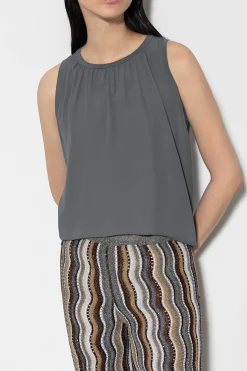 Outlet LUISA CERANO Top Mit Glitzersteinen