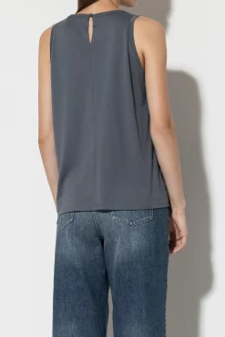 Outlet LUISA CERANO Top Mit Glitzersteinen