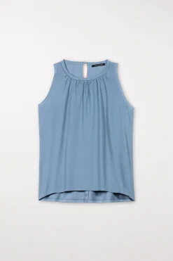 Outlet LUISA CERANO Top Mit Glitzersteinen