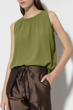 Outlet LUISA CERANO Top Mit Glitzersteinen