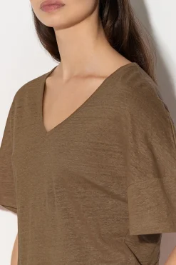 Best LUISA CERANO T-Shirt Aus Leinen