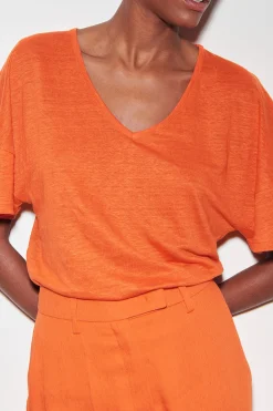 Best LUISA CERANO T-Shirt Aus Leinen