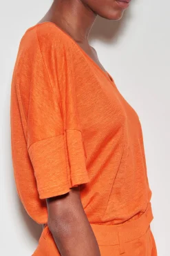 Best LUISA CERANO T-Shirt Aus Leinen