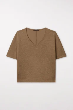 Best LUISA CERANO T-Shirt Aus Leinen