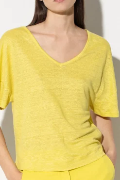 Best LUISA CERANO T-Shirt Aus Leinen