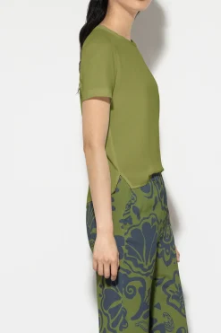 Clearance LUISA CERANO T-Shirt Aus Seiden-Mix