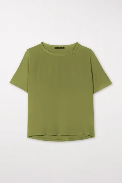 Clearance LUISA CERANO T-Shirt Aus Seiden-Mix