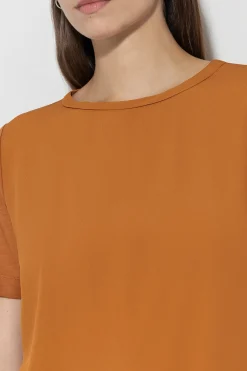 Clearance LUISA CERANO T-Shirt Aus Seiden-Mix