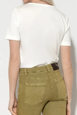 Clearance LUISA CERANO T-Shirt Aus Seiden-Mix