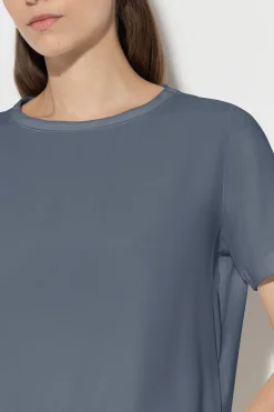 Clearance LUISA CERANO T-Shirt Aus Seiden-Mix
