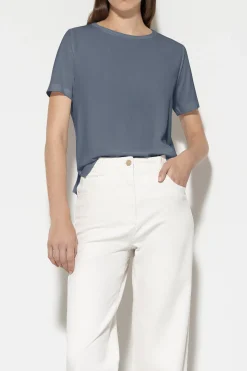 Clearance LUISA CERANO T-Shirt Aus Seiden-Mix