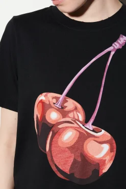 Discount LUISA CERANO T-Shirt Mit Cherry-Print