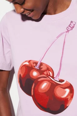 Discount LUISA CERANO T-Shirt Mit Cherry-Print