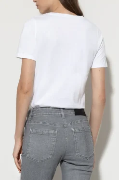 Hot LUISA CERANO T-Shirt Mit Digital-Motiv white