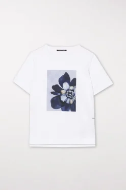 Hot LUISA CERANO T-Shirt Mit Digital-Motiv white