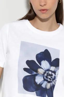 Hot LUISA CERANO T-Shirt Mit Digital-Motiv white