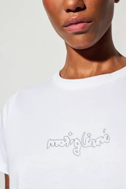 New LUISA CERANO T-Shirt Mit Modigliani-Print white