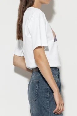 Online LUISA CERANO T-Shirt Mit Print-Motiv white