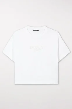 Discount LUISA CERANO T-Shirt Mit Stickerei