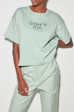Discount LUISA CERANO T-Shirt Mit Stickerei