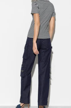 LUISA CERANO T-Shirt Mit Streifen multi
