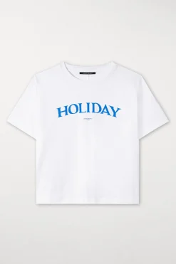 Clearance LUISA CERANO T-Shirt Mit Wording-Print