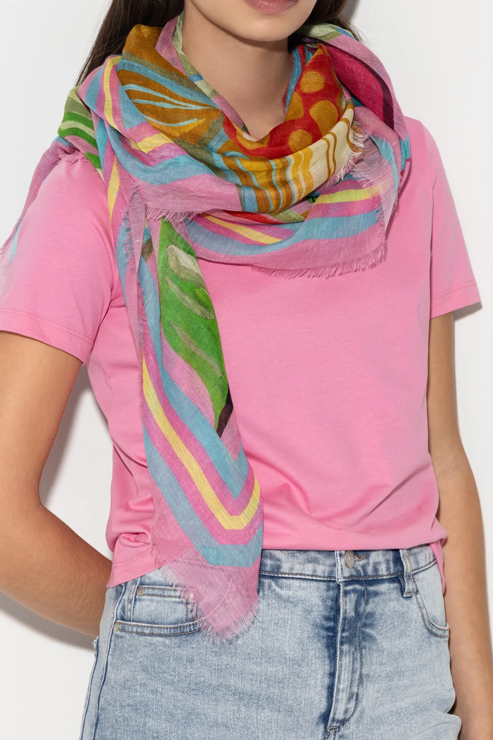 Outlet LUISA CERANO Tuch Mit Caribbean-Print