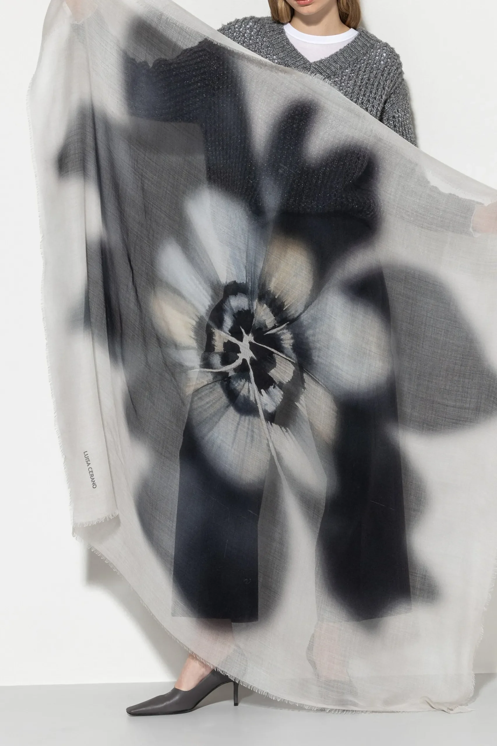 Online LUISA CERANO Tuch Mit Flower-Print multi