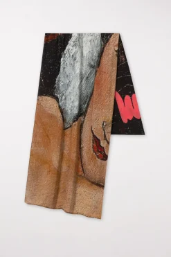 LUISA CERANO Tuch Mit Modigliani-Print multi