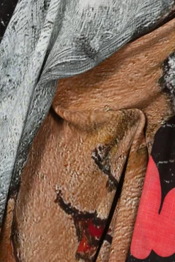 LUISA CERANO Tuch Mit Modigliani-Print multi